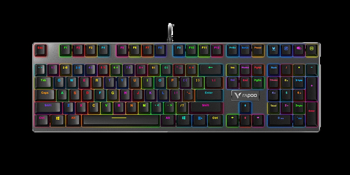 柏依幻彩RGB背光游戏机械键盘 V700RGB合金版 商品展示图