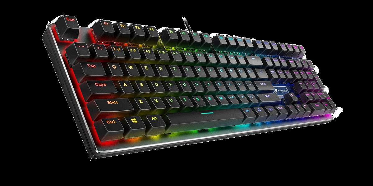 柏依幻彩RGB背光游戏机械键盘 V700RGB合金版 产品主图