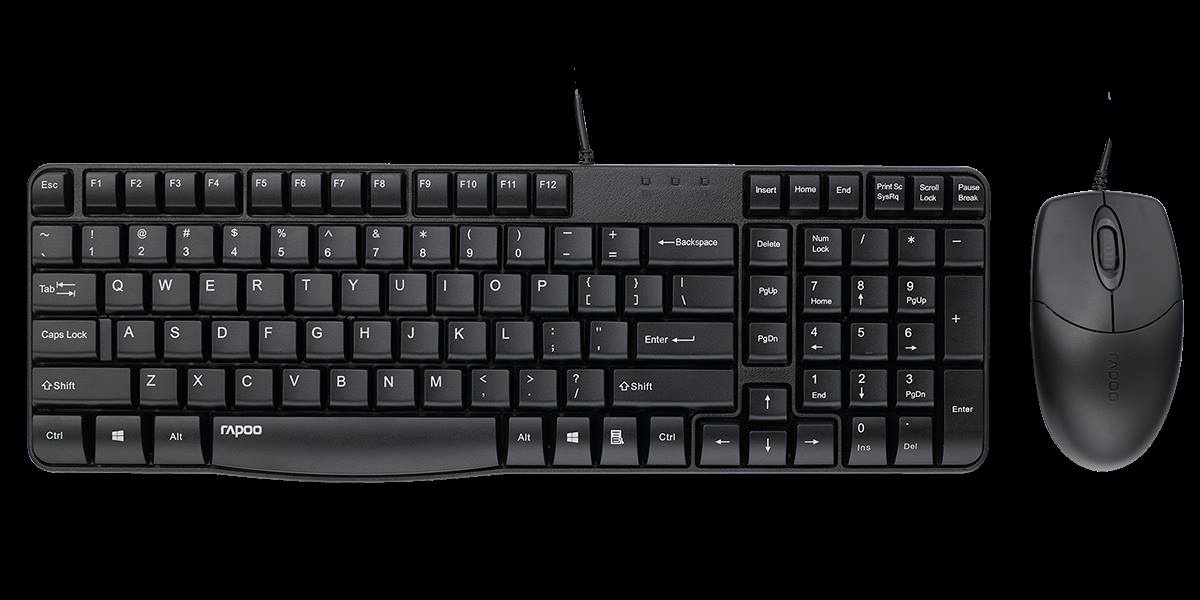 柏依有线光学键鼠套装 X120 商品展示图