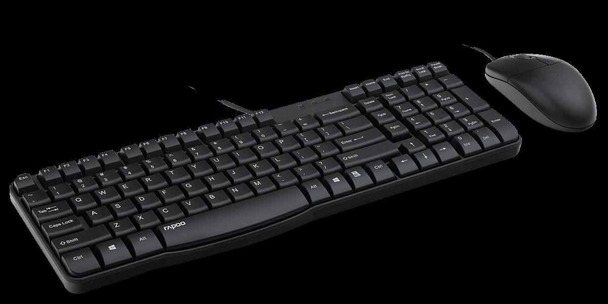 柏依有线光学键鼠套装 X120 详情配图