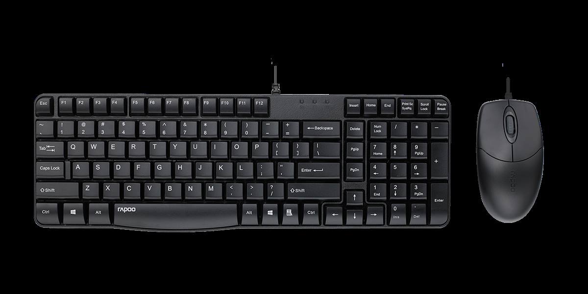 柏依有线光学键鼠套装 X120 商品展示图