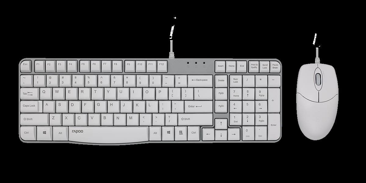 柏依有线光学键鼠套装 X120 商品展示图