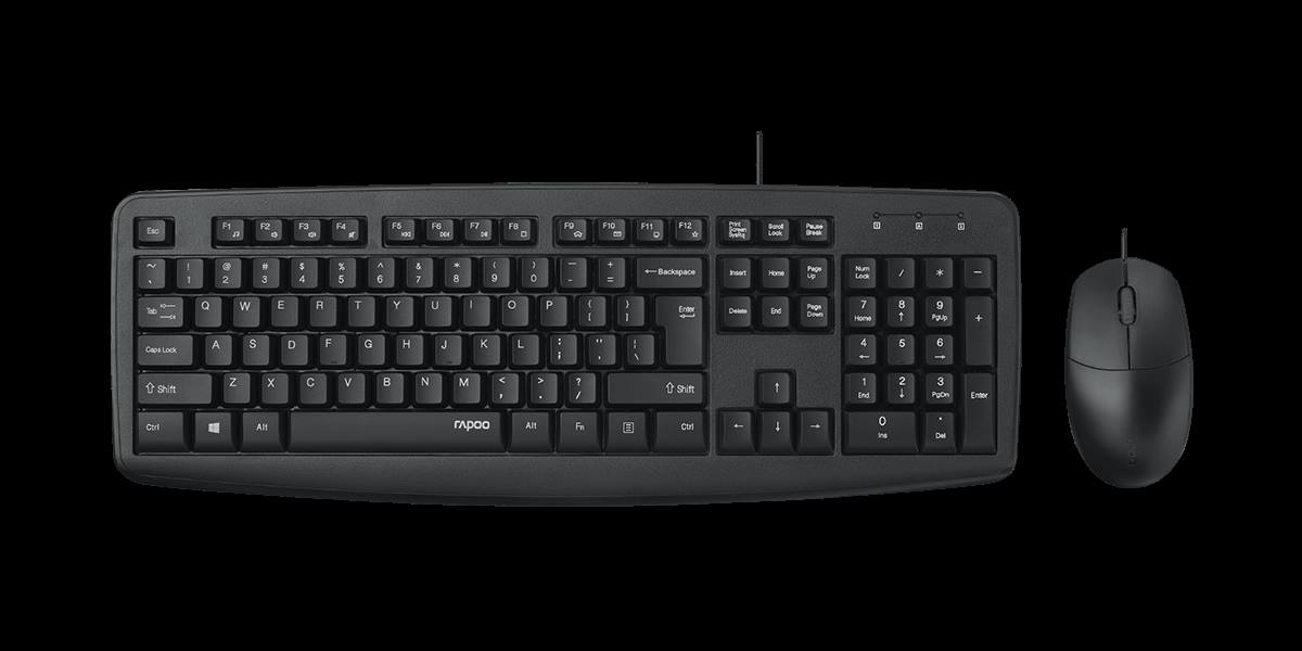 柏依有线光学键鼠套装 NX1600 商品展示图