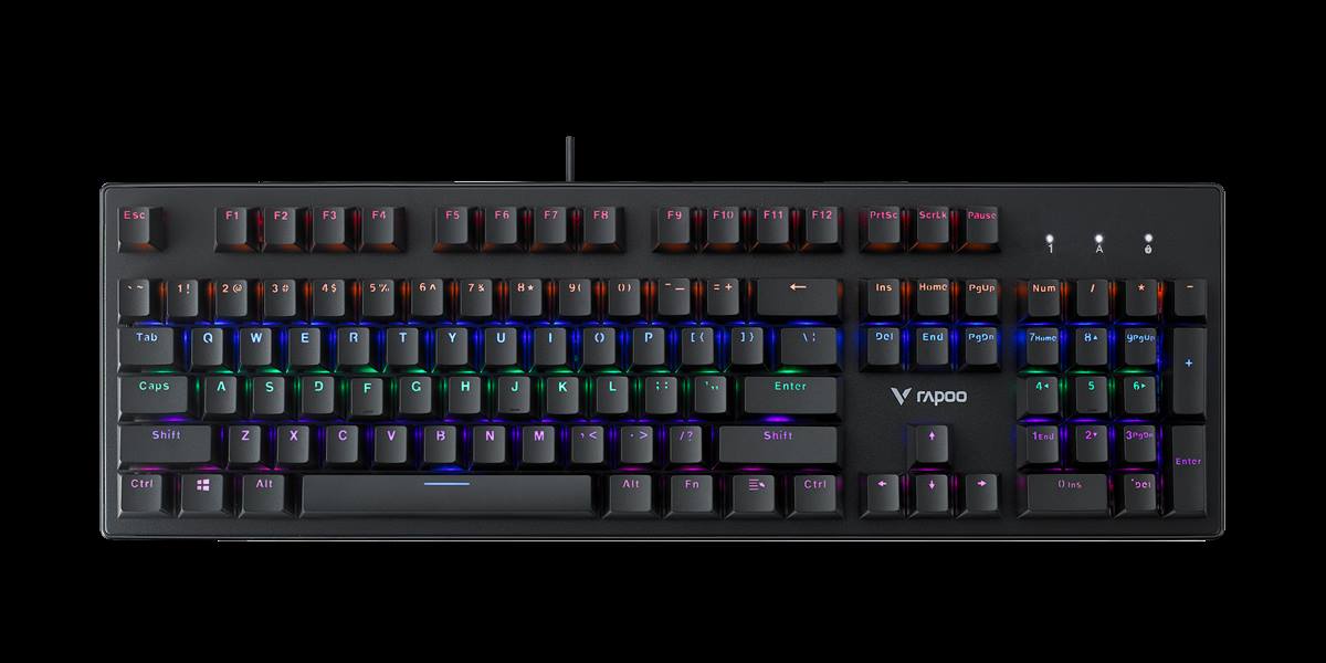 柏依混彩背光游戏机械键盘 V510 商品展示图