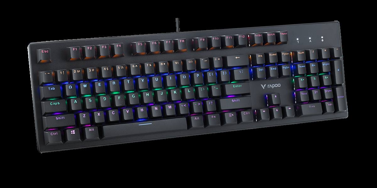 柏依混彩背光游戏机械键盘 V510 产品主图