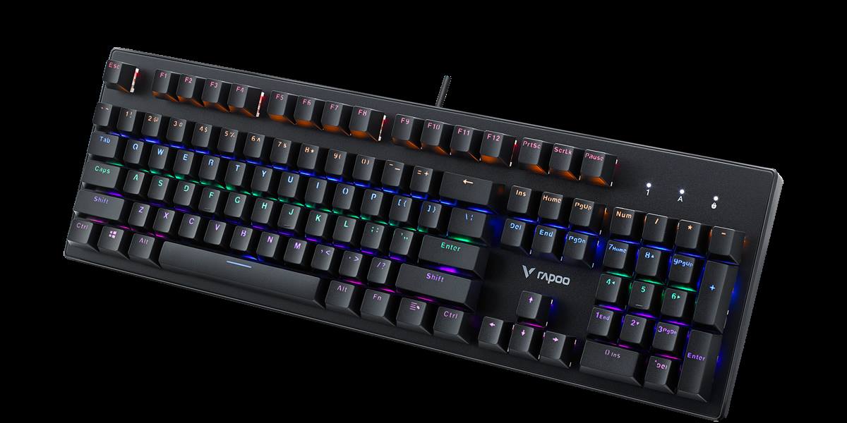 柏依混彩背光游戏机械键盘 V510 详情配图