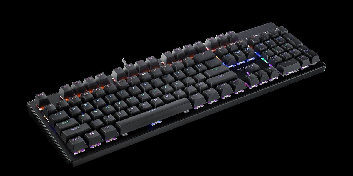 柏依混彩背光游戏机械键盘 V510 详情配图