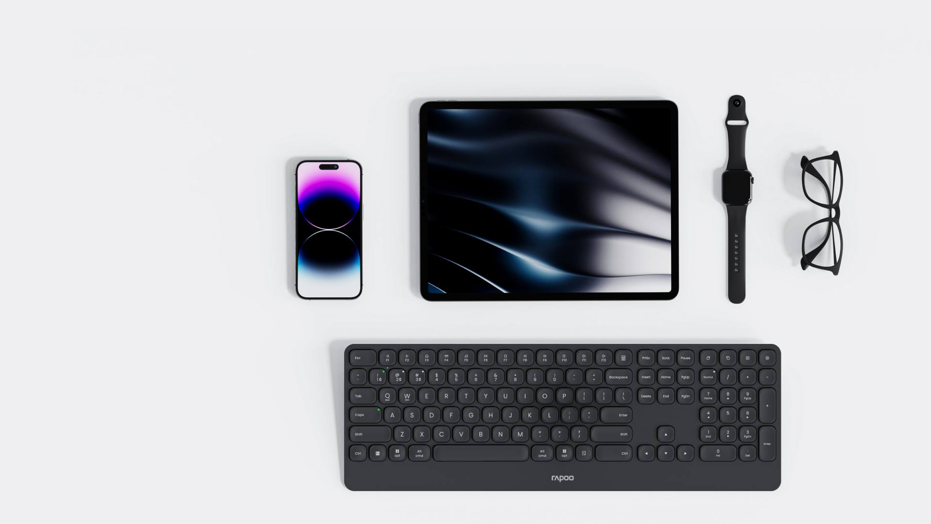柏依多模式无线刀锋键盘 E9500G 详情配图