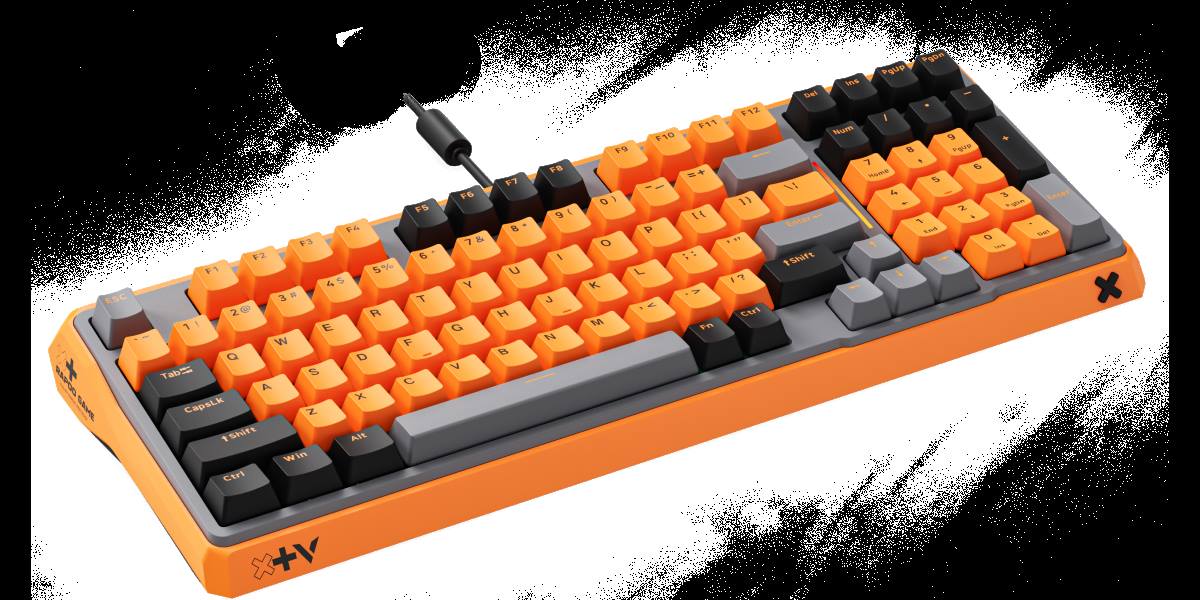 柏依防水幻彩RGB背光游戏机械键盘 ESK750-98 产品主图