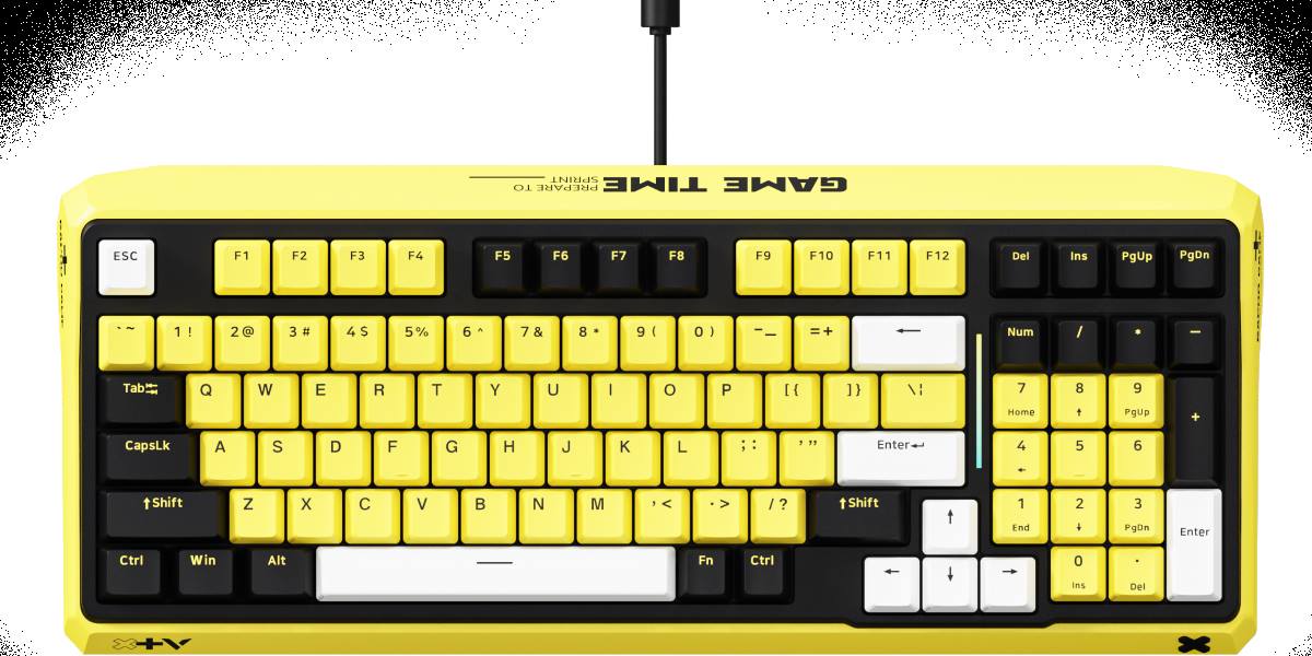 柏依防水幻彩RGB背光游戏机械键盘 ESK750-98 商品展示图