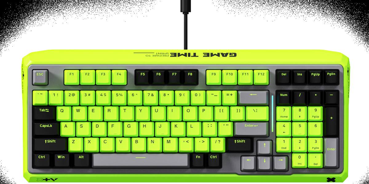 柏依防水幻彩RGB背光游戏机械键盘 ESK750-98 商品展示图