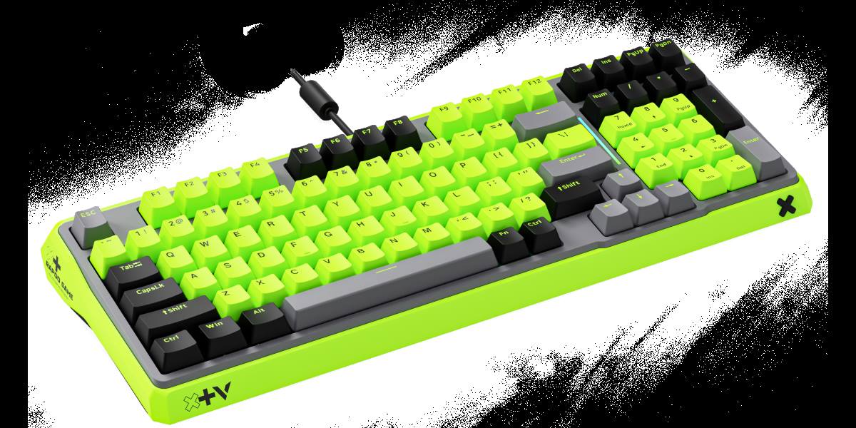 柏依防水幻彩RGB背光游戏机械键盘 ESK750-98 产品主图
