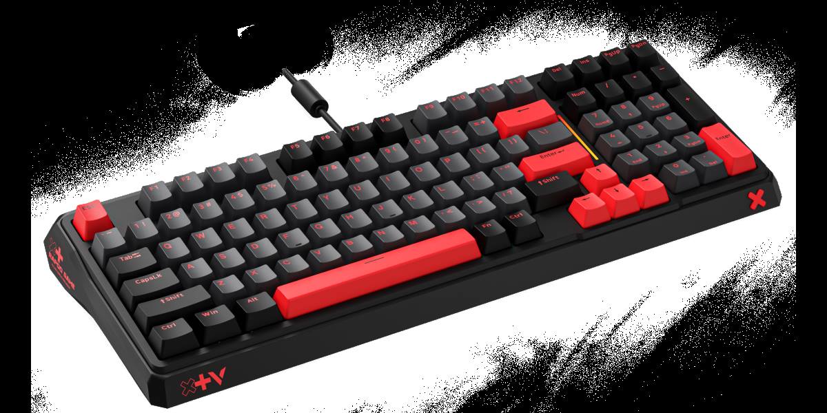 柏依防水幻彩RGB背光游戏机械键盘 ESK750-98 产品主图