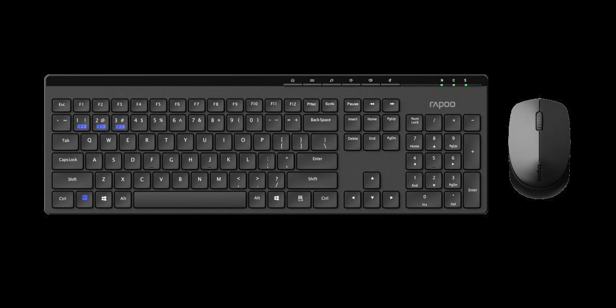 柏依多模式无线键鼠套装 8100GT 商品展示图