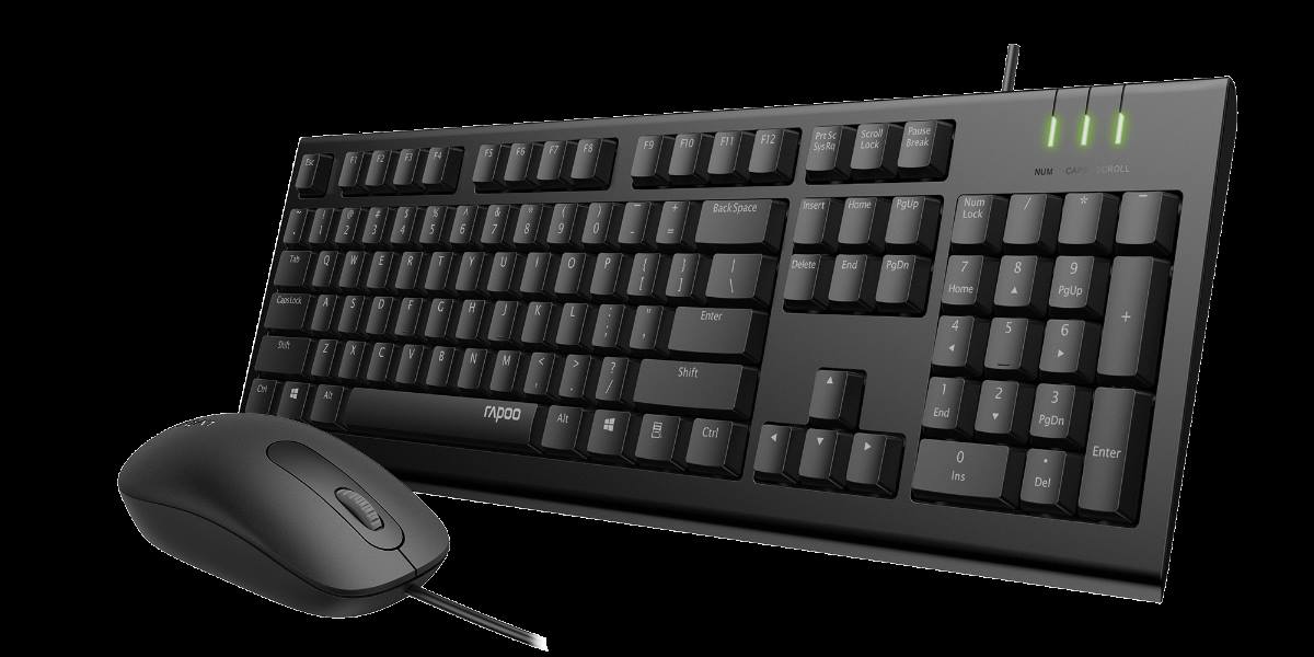 柏依有线光学键鼠套装 X120Pro 详情配图