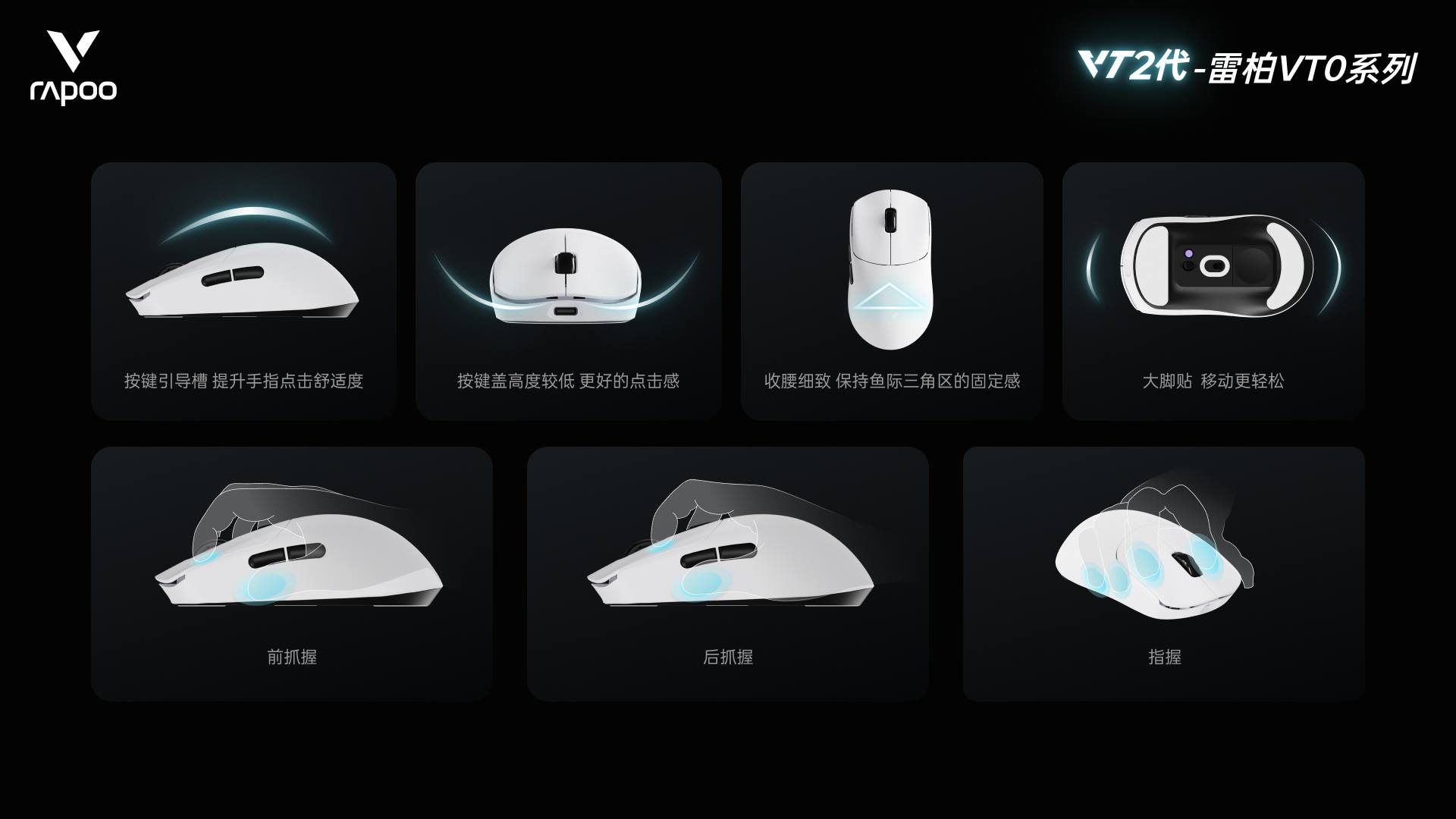 柏依数码新闻配图：中小手抓握手感舒适，搭载NORDIC 54芯片，柏依VT0无