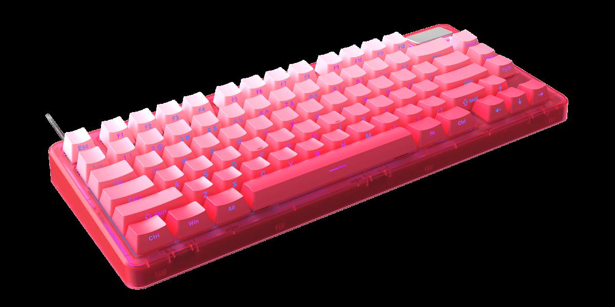 柏依防水幻彩RGB背光游戏机械键盘 ESK750-75（渐变侧刻版） 产品主图