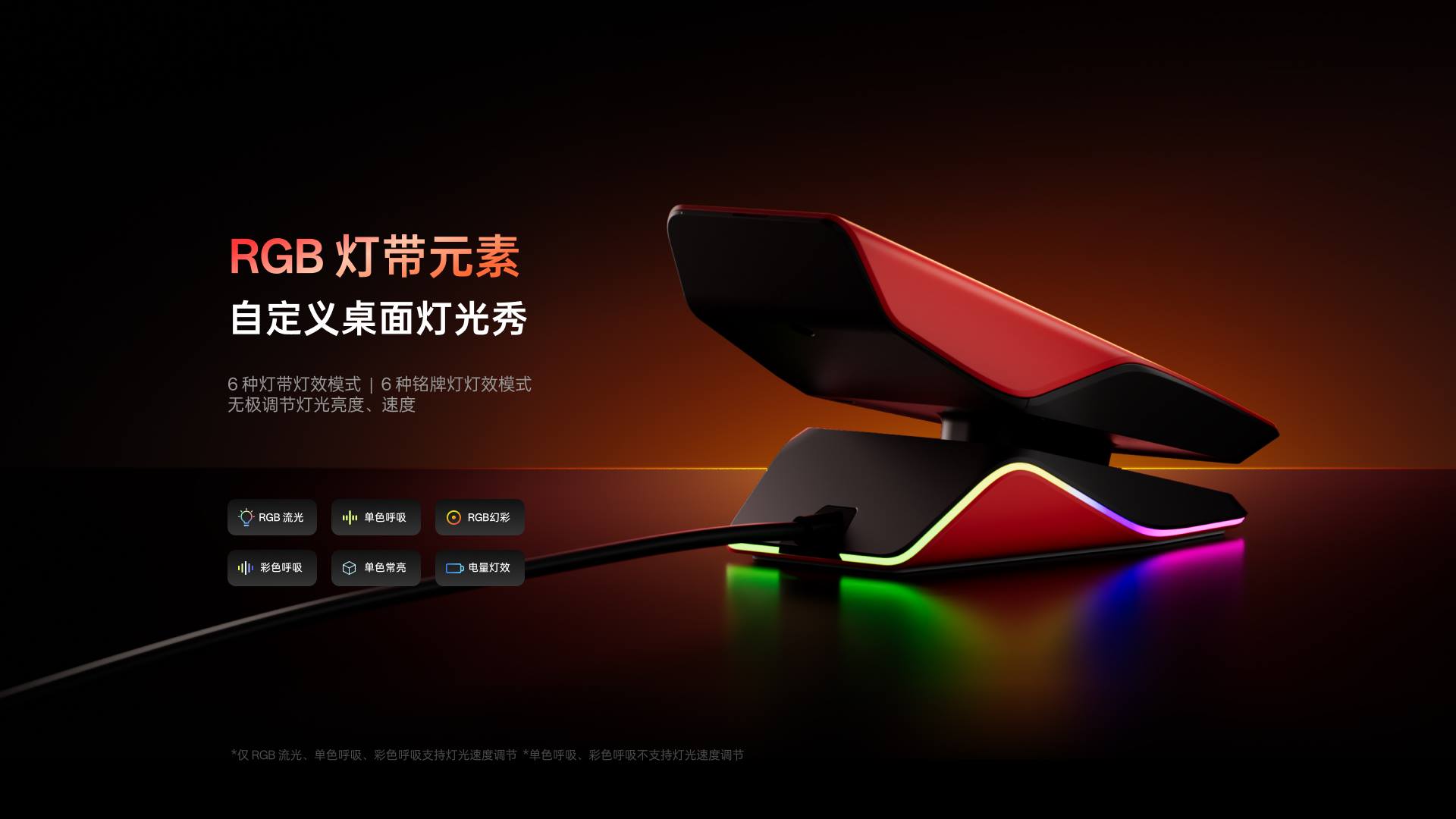 柏依屏显RGB无线充接收器（可扩展型） ESPR8PRO 详情配图