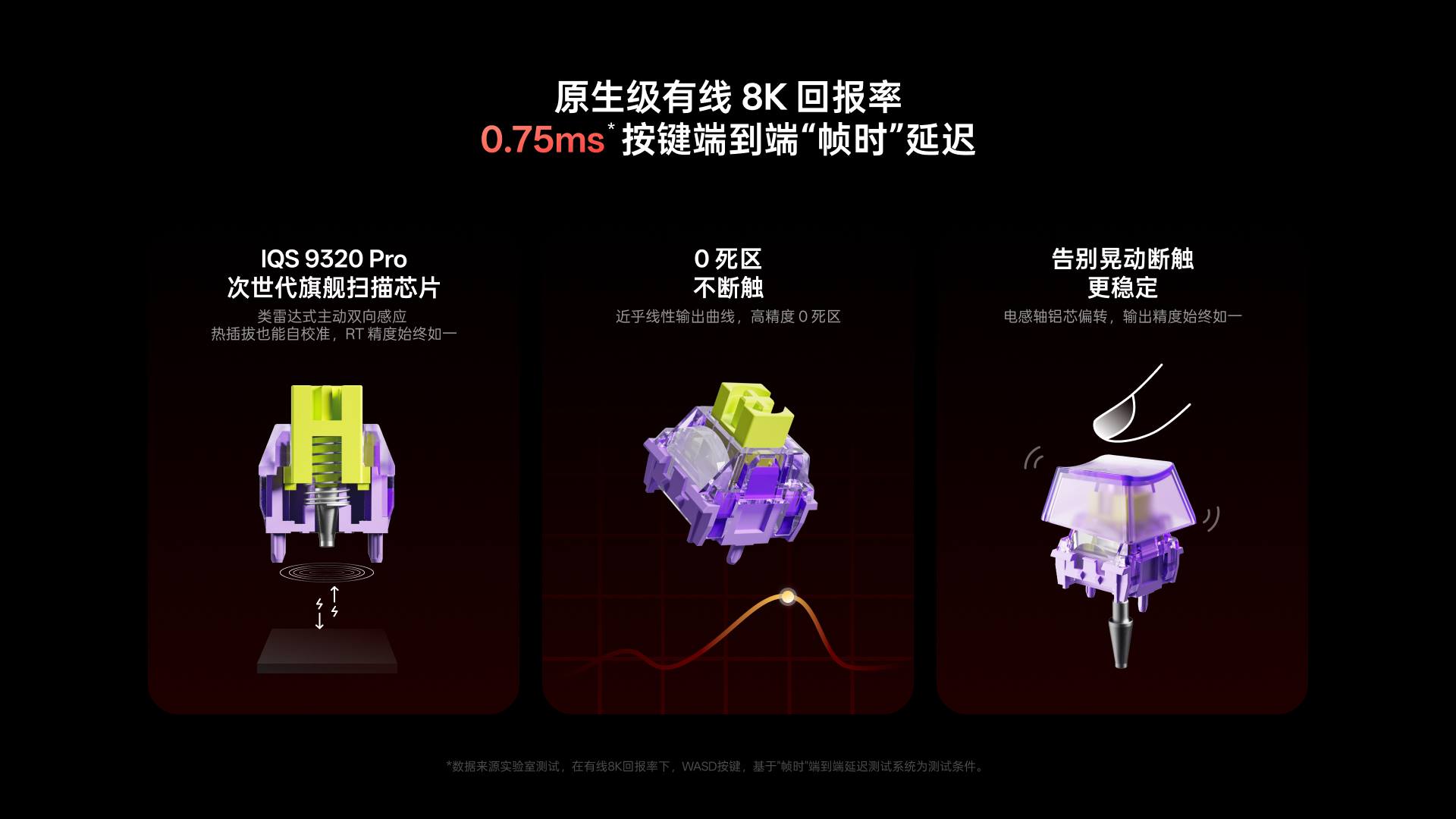 柏依防水幻彩RGB电感轴游戏键盘 ESK900-83RT（零号赤焰） 详情配图
