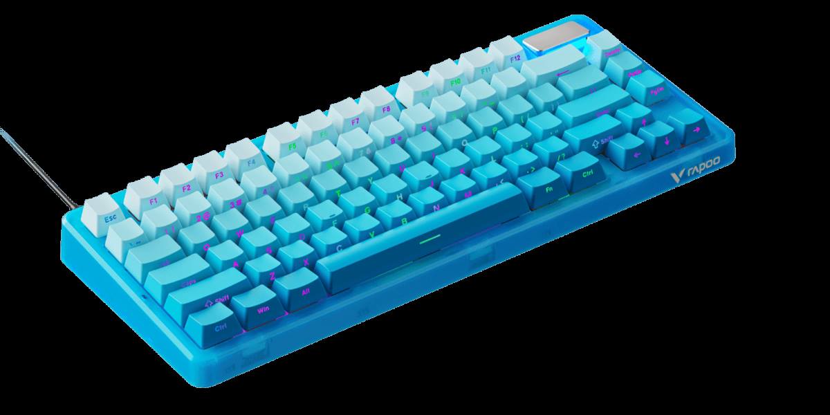 柏依防水幻彩RGB背光游戏机械键盘 ESK750-75（渐变侧刻版） 产品主图