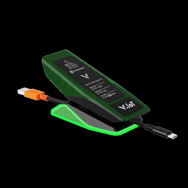 柏依屏显RGB无线充接收器（可扩展型） ESPR8PRO(墨冰雾影) 详情配图