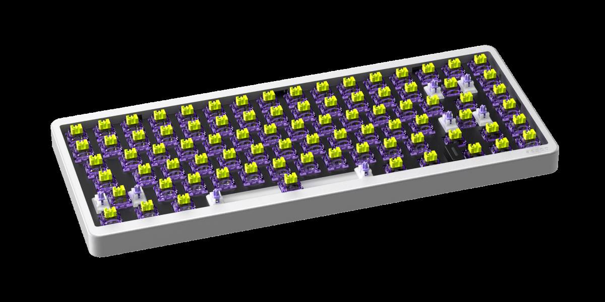 柏依防水幻彩RGB电感轴游戏键盘 ESK900-83RT (DIY版） 产品主图