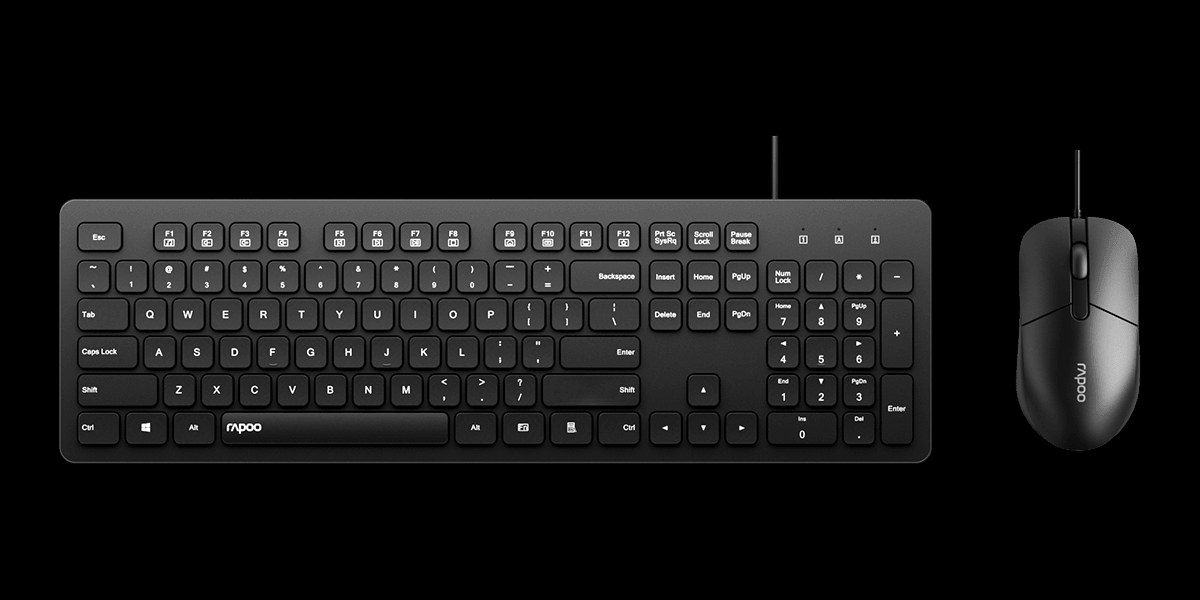 柏依有线光学键鼠套装 NX2700 商品展示图