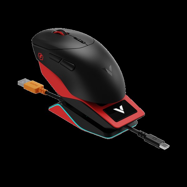 柏依无线电竞游戏鼠标&RGB无线充接收器套装 ESM672PRO&ESPR7 商品展示图