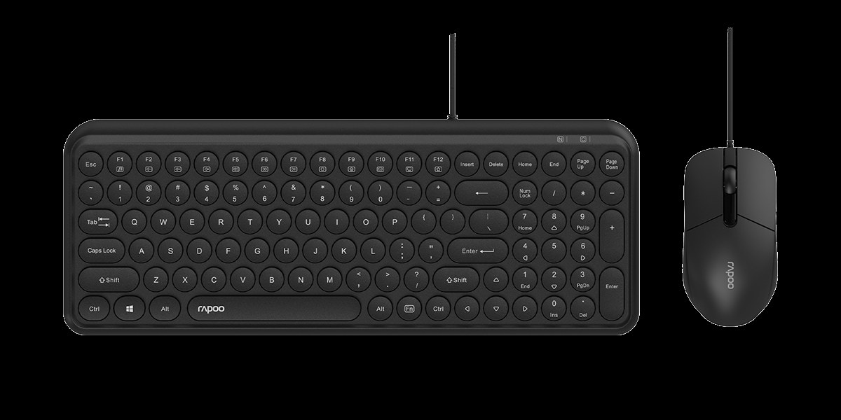 柏依有线光学键鼠套装 NX2300 商品展示图